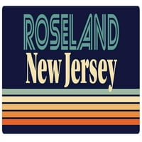 Roseland New Jersey Vinyl Decal Sticker Retro дизайн