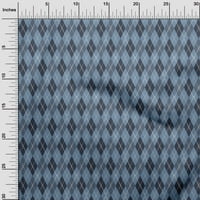 Oneoone Polyester Lycra сивкава сива тъкан Argyle Check Sheing Craft Projects Fabric отпечатъци по двор