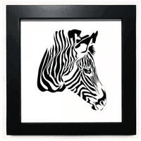 Характеристика Pinto Head Brown Animal Black Square Frame Picture Стен