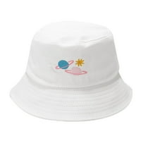 Шапка слънчева печат моден риболов шапка шапка кофа за женски басейн на открито бейзболни шапки