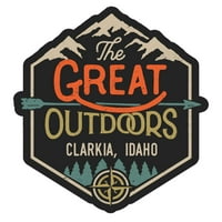 Clarkia Idaho страхотният дизайн на външния дизайн винилов стикер