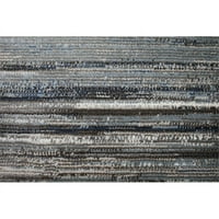 Bashian C191-blbe-4x ft. Cambridge Contemporary Polypropylene Power Loom Rectangle Area Rug, Blue & Beige