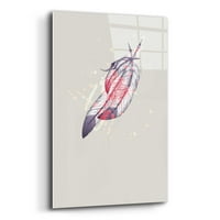 Епично изкуство 'Eagle Feather I' от Incado, Acrylic Glass Wall Art, 16 x24