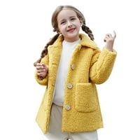 Koaiezne Toddler Baby Girls Long Coat Tollder Kids Winter Jacket Топли дрехи