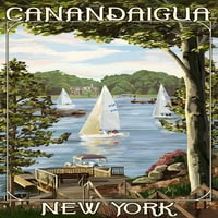 Canandaigua, Ню Йорк, Lake View с платноходки