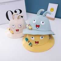 Park Unise Kids Cartoon Bunny Shape Sun Protection Disheable Bucket Hat