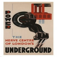 Лондонският подземен винтидж плакат E. Kauffer UK 20x30