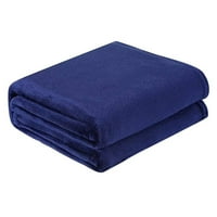 Уютно хвърляне на одеяло Супер меко топло микро плюшено руно одеяло за хвърляне на килим диван, 51.18 59.06