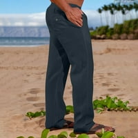 Панталони за есенни панталони Кипики за мъже Просвет твърди ежедневни еластични памучни панели панели панталони панталони