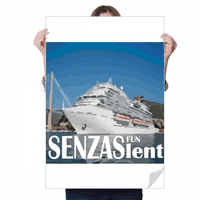 Гигантски луксозен круизен кораб стикер за декорация на плакати за декорация на тапет за тапет