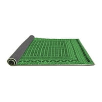 Ahgly Company Indoor Square Southwestern Emerald Green Country Counts Rugs, 8 'площад