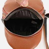 Двойка стил многофункционална кожена водоустойчива чанта за чанта за рамо за рамо за училище за училище