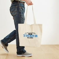 Cafepress - Tinker Air Force Base Tote Bag - Естествено платно чанта за тота, платнена чанта за пазаруване