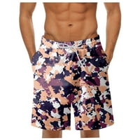 Корашан плаж панталони Мъжки модни отпечатани хавайски плаж приспособяват спортни небрежни панталони Панталони Мъжки къси панталони