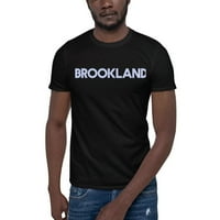 Брукленд ретро стил с къс ръкав от памучна тениска от неопределени подаръци