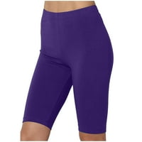 Viikei Womens Shorts Clearance къси панталони за жени плюс размер женски къси панталони дърпайте модни йога гамаши фитнес за управление на фитнес спортни спортни панталони