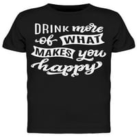 Пийте повече от това, което харесвате тениска мъже -разно от Shutterstock, мъжки големи