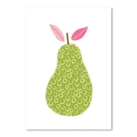 AmericanFlat Fruit Pear Green от Lisa Nohren Poster Art Print