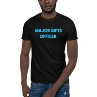 Синя основна тениска от памучна тениска с недефинирани подаръци с недефинирани подаръци