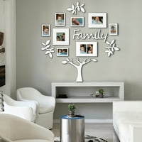 Комплект фото рамка за бяло дърво -, семейна тема, Коледа и благодарствени подаръци