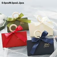 Луксозен бутик чанти за подаръци за рожден ден сватбена партия неравна текстура картонена чанта