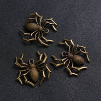 Висулки прелести, които правят бижуриди, които правят аксесоари за гривна колие Silvervintage Spider Pendants Keychain Bulk Fairy