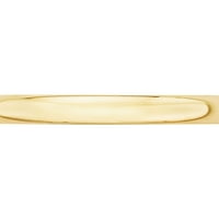 10k жълто злато 10ky ltw половин кръгла лента размер 12. Произведено в САЩ 1HRL025-12.5