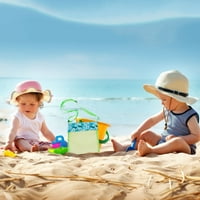 IOPQO Организация и съхранение цвят Детски плаж на плажа Дишане на морски черупки Регулируеми носещи каишки Орнамент за съхранение