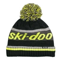 Ski-doo нов OEM Unise One Size Hi-Viz Yellow Pom Pom Hat, 4487320026
