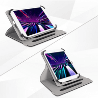 Urban Universal Tablet Case Защитна покривка Фолио за степен въртящ се Kickstand Множество ъгли на ъгли Кредитни карти