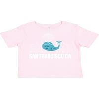 Inktastic San Francisco California Whale Watch Gating Gift Toddler Boy или Thddler Girl тениска