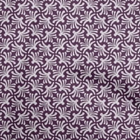 OneOone Viscose Jersey Dark Magenta Fabric Block Fabric за шиене на отпечатана занаятчийска тъкан от двора Wide-EC
