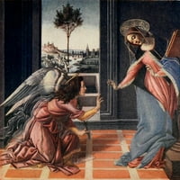 Отпечатъкът на плаката за обявяване от Sandro Botticelli