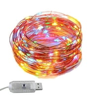 Welling Waterproof USB LED медна жица Fairy String Light Коледно парти декор