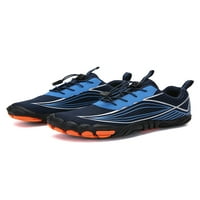 Daeful жени тренират обувки мрежести маратонки широки пръсти на боси обувки за бягане дишащ комфорт фитнес тренировка Атлетична маратонка синьо 12