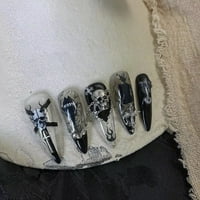 Danning стикери за нокти Красиво причудлива паста лесно тъмен стил 3d ефекти Направи си дизайн самостоятелно адхезивно тъмно японски стикери за нокти за нокти