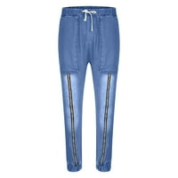 Hvyesh Men's Fashion Cargo Pants Големи и високи мулти джобове панталони на открито панталони за теглене на летни панталони за улични дрехи