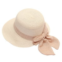 Yubnlvae Sun Hats Летни шапки за жени Широки Bongrace Жени слама плажна шапка Little Girl Sun Capable дами шапки