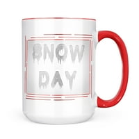 Neonblond Snow Day Icicles Студена зимна халба с лед подарък за любители на чай за кафе