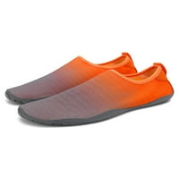 Crocowalk Unise Aqua Socks Бързи сухи водни обувки Атлетика Бос дамски мъжки мъжки плаж чорап Лятна лека фитнес плувна обувка сиво оранжева 8