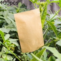 100 части за съхранение на крафт хартиени торби за саксия с прашец за чай за храна за храна