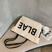 Toyella Fashion Canvas горещ стил чанта рамо бяла