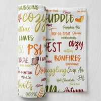 IOPQO FALL DECOR хвърляне на одеяло за Хелоуин Деня на благодарността Тиква кленов лист отпечатан фланел есенно одеяло декор за дома Декорации за благодарност