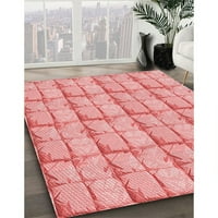 Ahgly Company Indoor Round Passel Passel Pink Area Rugs, 8 'Round