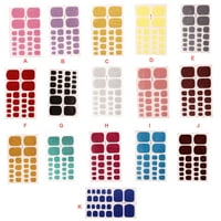 Цветни улични ленти за нокти пръсти нокти файлове блестящи самозалепващи се водоустойчиви маникюр DIY