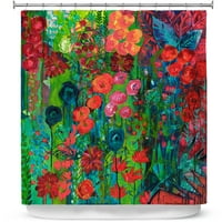 Душ завеси 70 73 от Dianoche Designs от Sonia Begley - Tropical Night Blooms 1