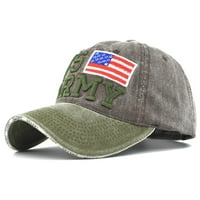 Бейзболна шапка Нови мъжки дамски памук бейзболна шапка САЩ армейски регулируеми шапки за камиони