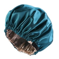 Копринен капак за спяща шапка за синьо